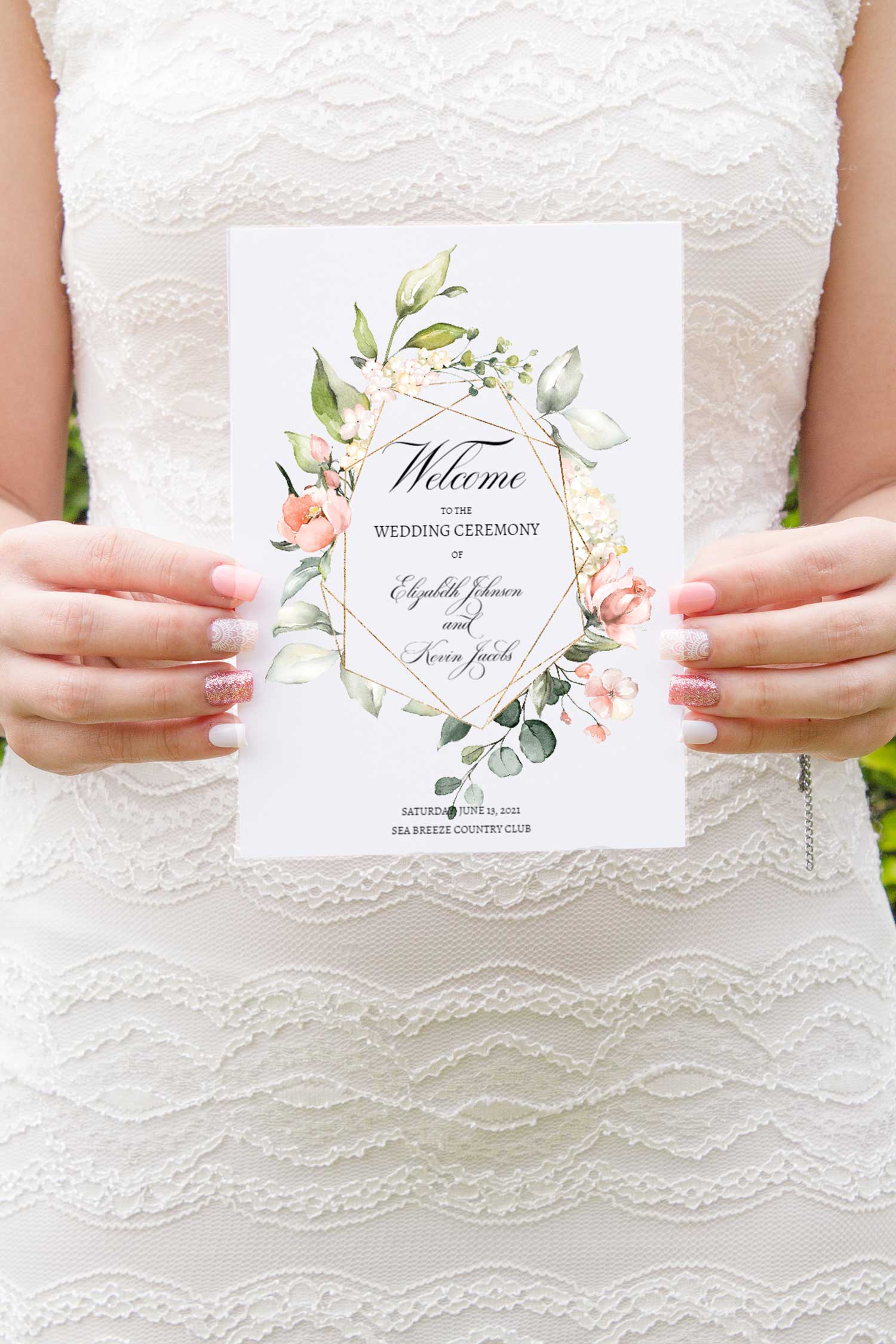 blush-bouquet-geometric-border-wedding-program-booklet-1