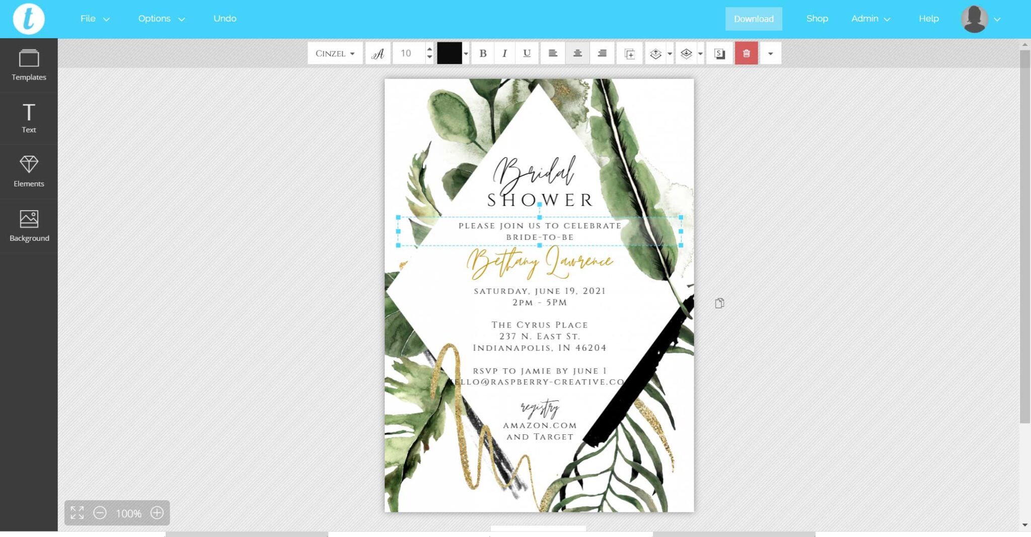 How to Open and Edit your Templett Template Raspberry Creative, LLC