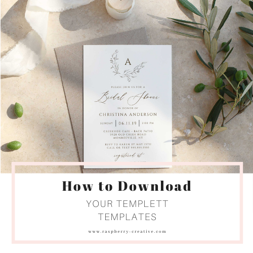 How to Download your Templett Template