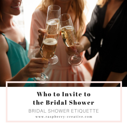 Who Gets Invited to the Bridal Shower