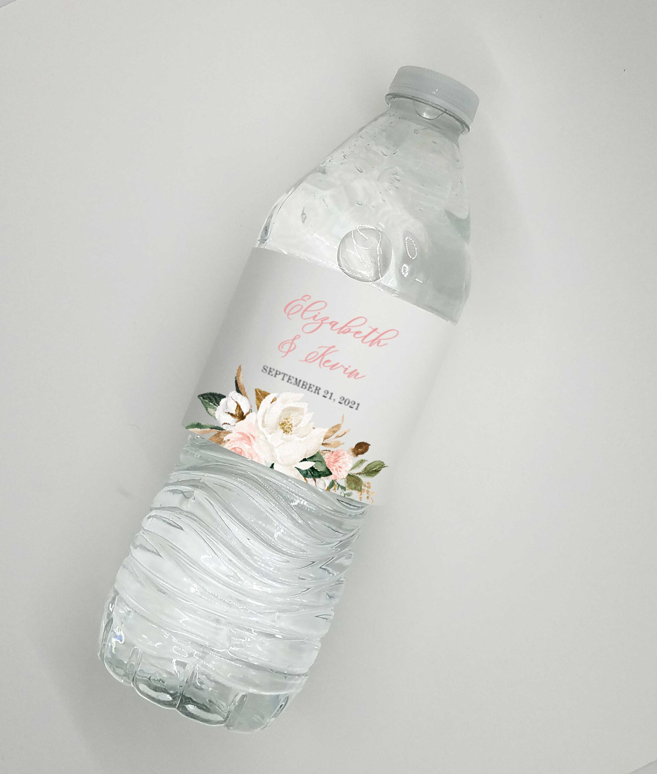magnolia water bottl label