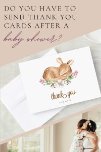 do you have to send thank you cards after a baby shower