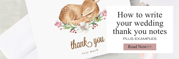 how to write your wedding thank you notes plus examples