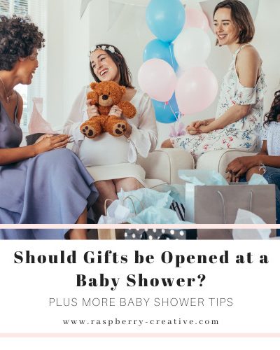 should gifts be opened at a baby shower
