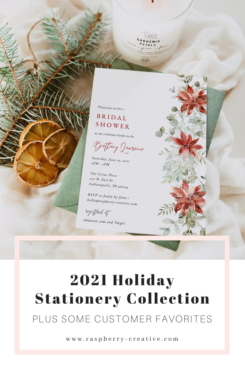 2021 holiday stationery collection