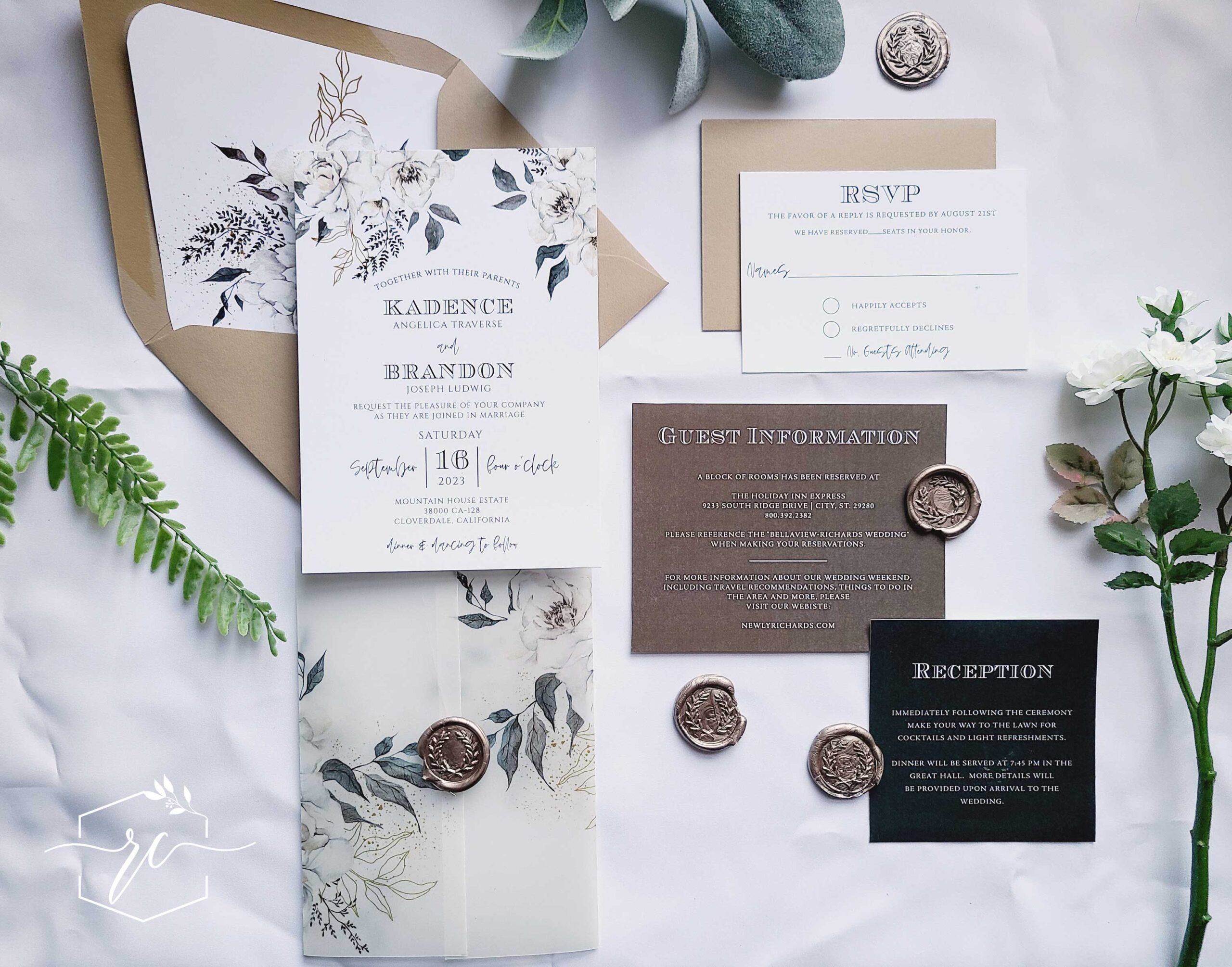kadence wedding invitation collection