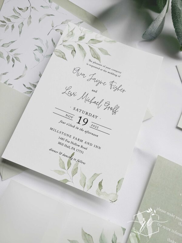 The Eva Wedding Invitation Collection