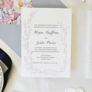 the aniston wedding invitation collection