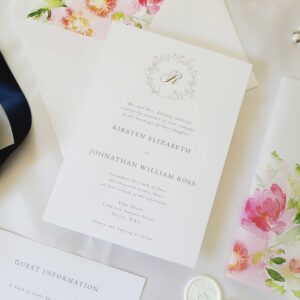 the whitney wedding invitation suite