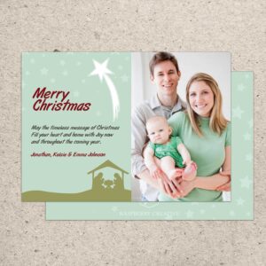 christmas nativity greeting card