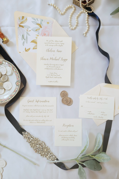 the layne wedding invitation suite