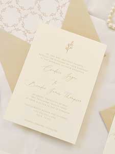 the gillian wedding invitation suite