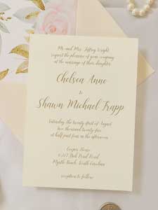 Most Frequently Asked Questions:  What’s in the price of a wedding invitation package?