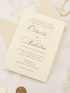 the octavia wedding invitation suite