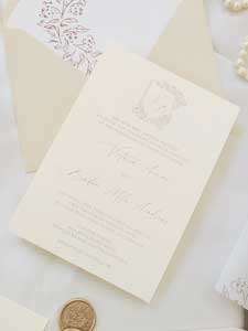the odette wedding invitation suite