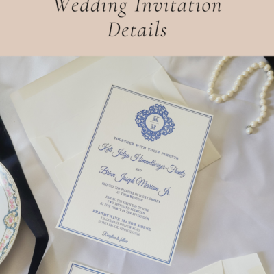 My Top 5 All Time Favorite Wedding Invitation Details