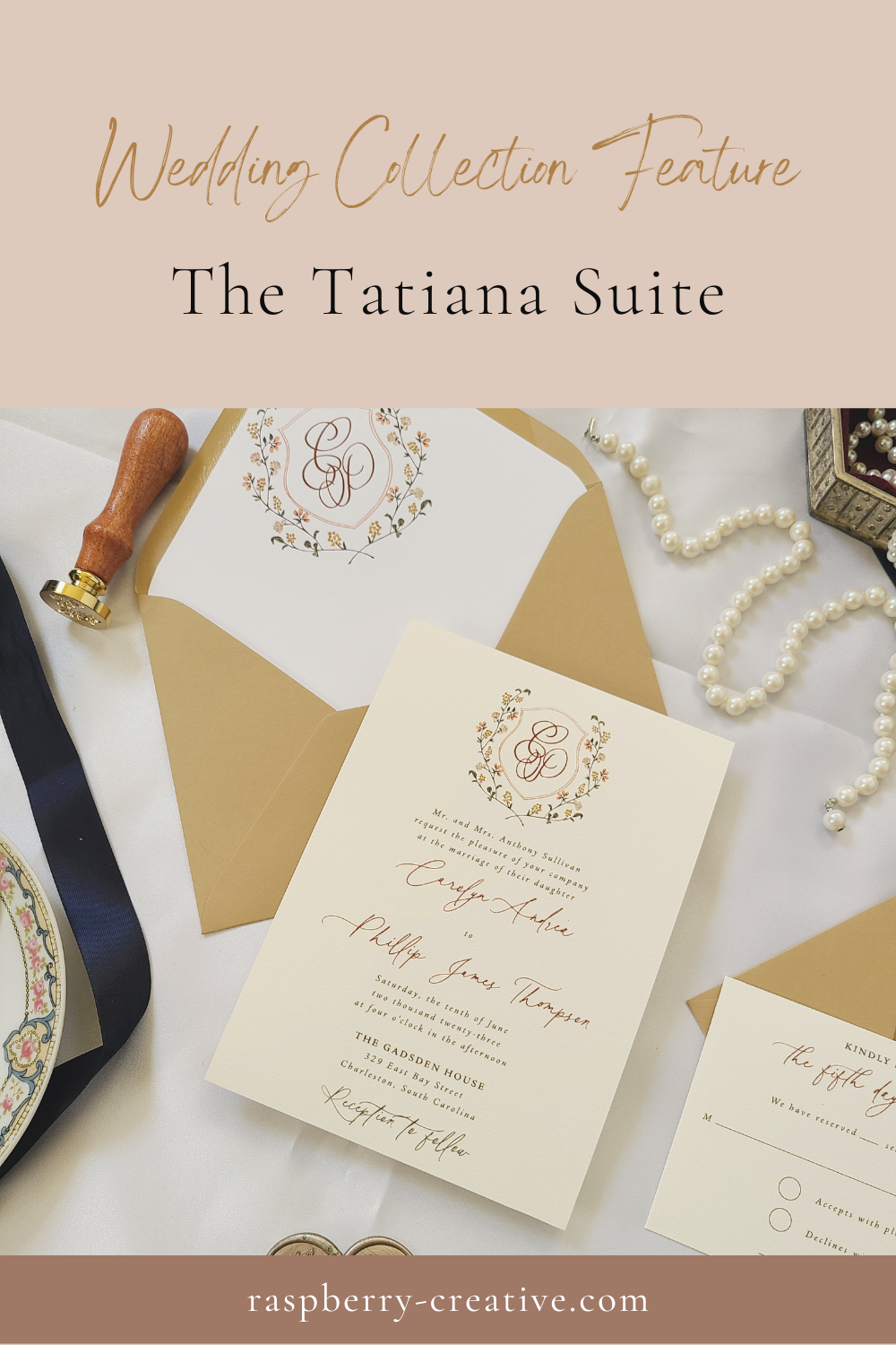 wedding collection feature the tatiana suite