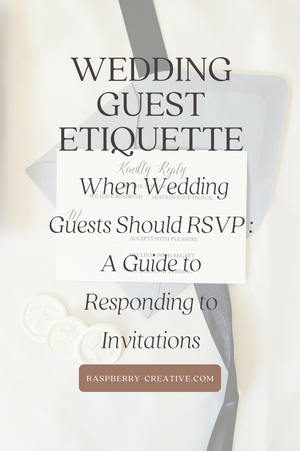 When Wedding Guests Should RSVP By: A Guide to Responding to Invitations