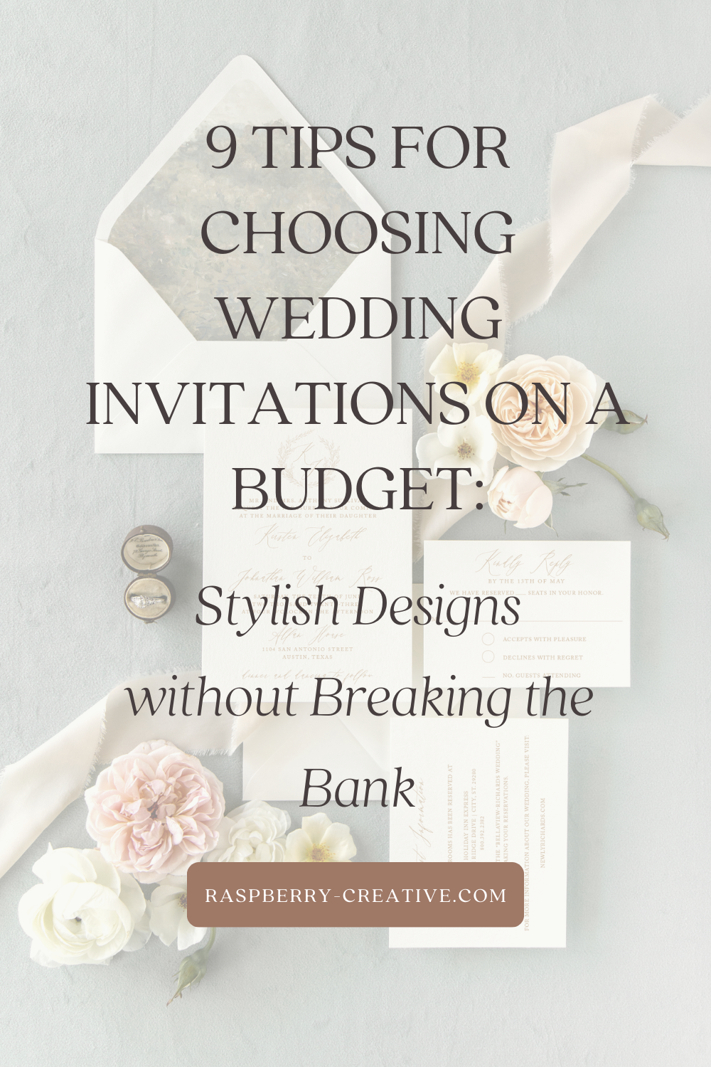 9 Tips for Choosing Wedding Invitations on a Budget: Stylish Designs without Breaking the Bank