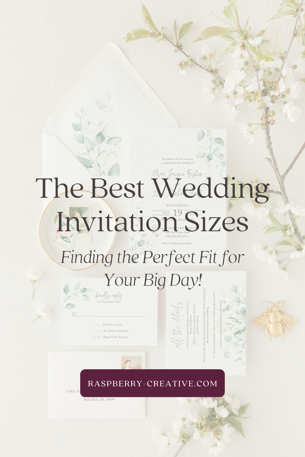 The Best Wedding Invitation Sizes