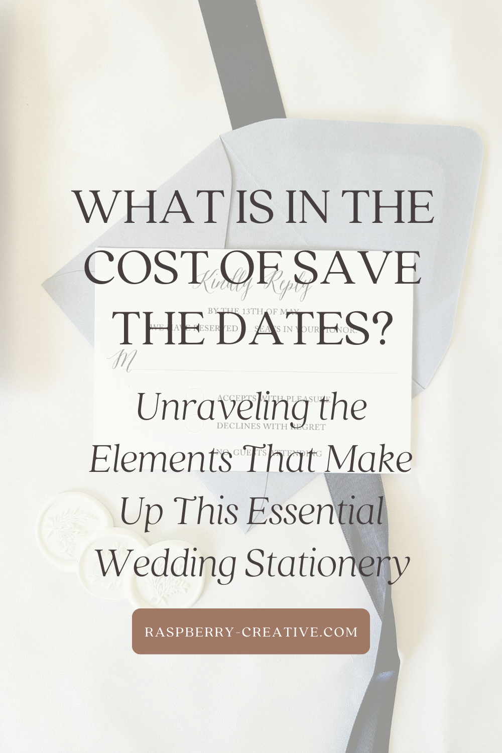 What Is in the Cost of Save the Dates