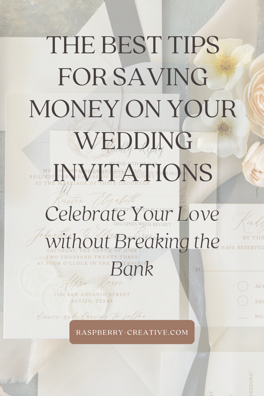 best tips for saving money on your wedding invitations