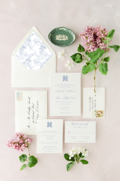 poppy wedding invitation suite