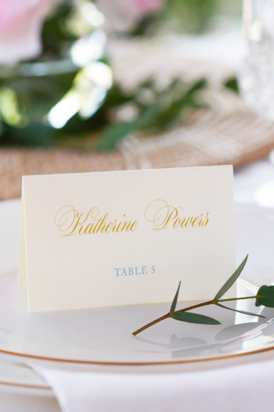 camille place card
