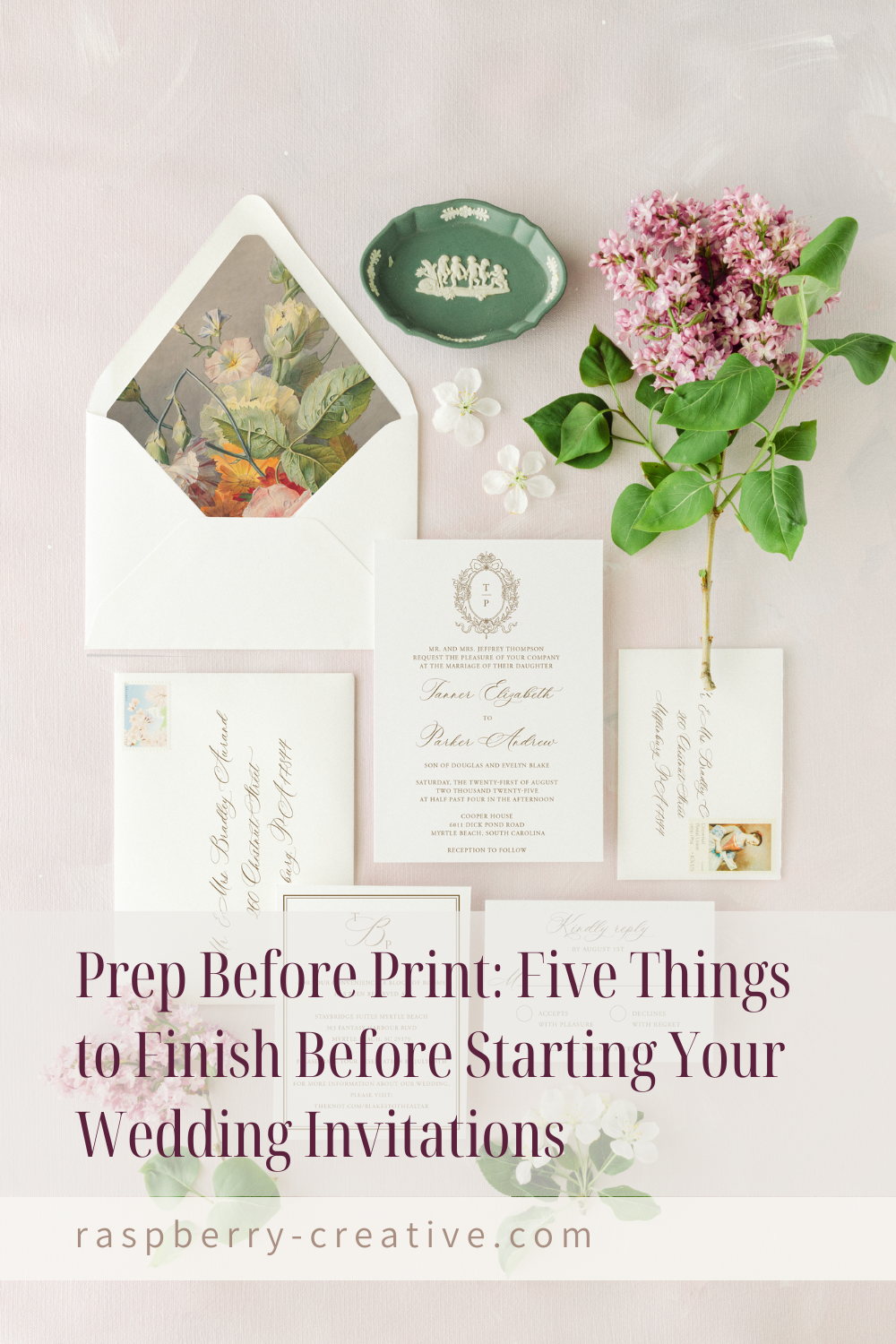 Five Things to Finish Before Starting Your Wedding Invitations