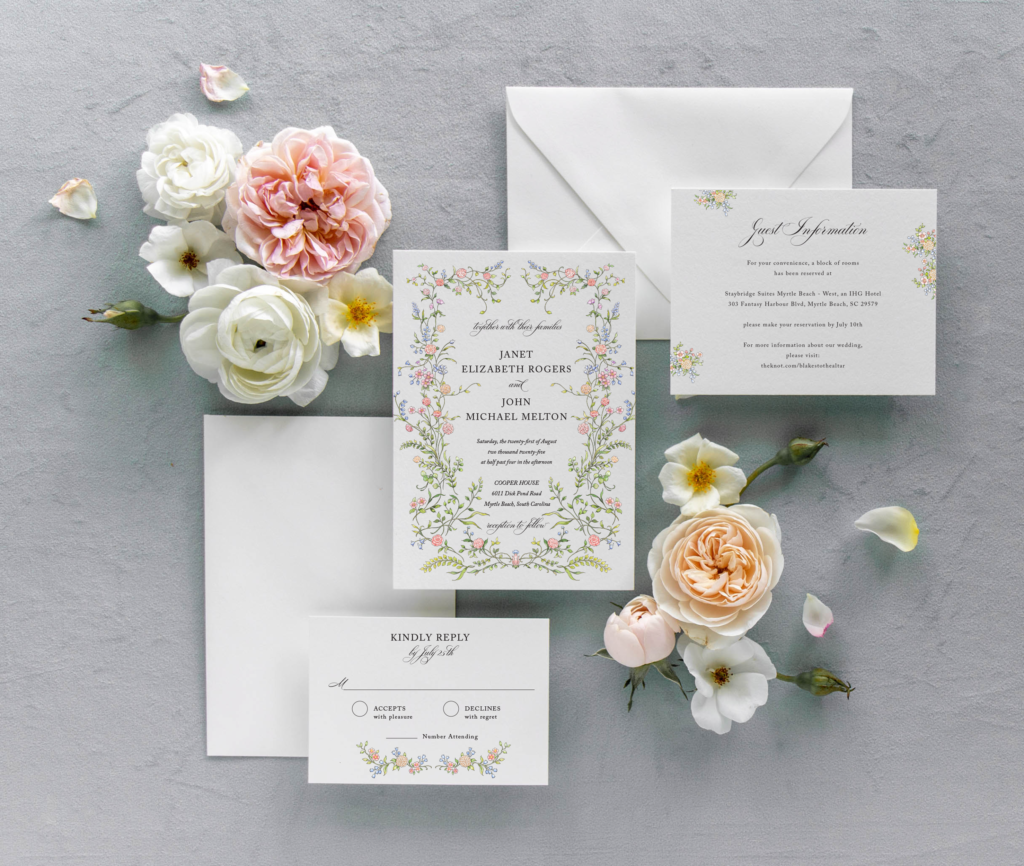 Spring Invitation Decorations Spring Wedding Inspiration: Fresh Stationery Ideas for Your Spring ...