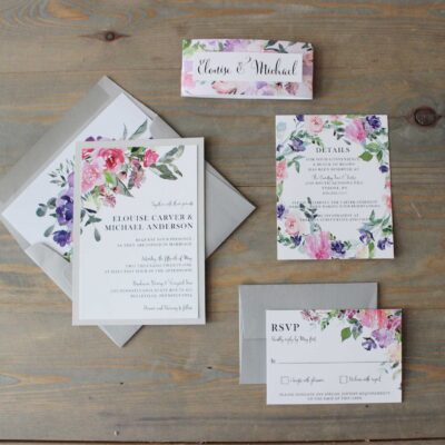 April Showers Bring May Flowers: Floral Wedding Stationery You’ll Love
