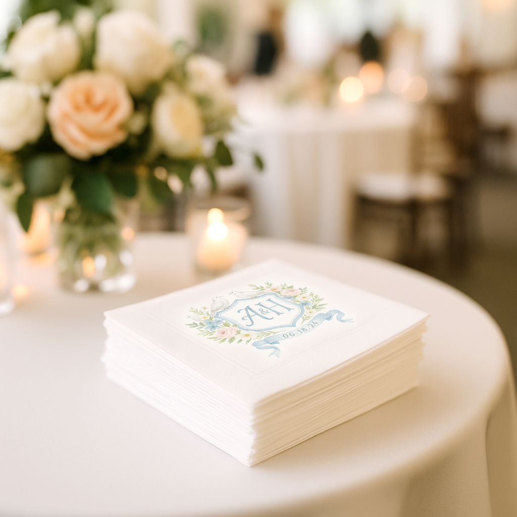 How to Include a Custom Wedding Crest in Your Stationery Suite