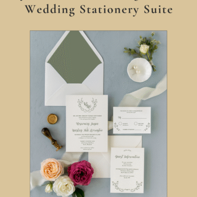 From Invitations to Thank you Cards: Creating a Full Wedding Stationery Suite