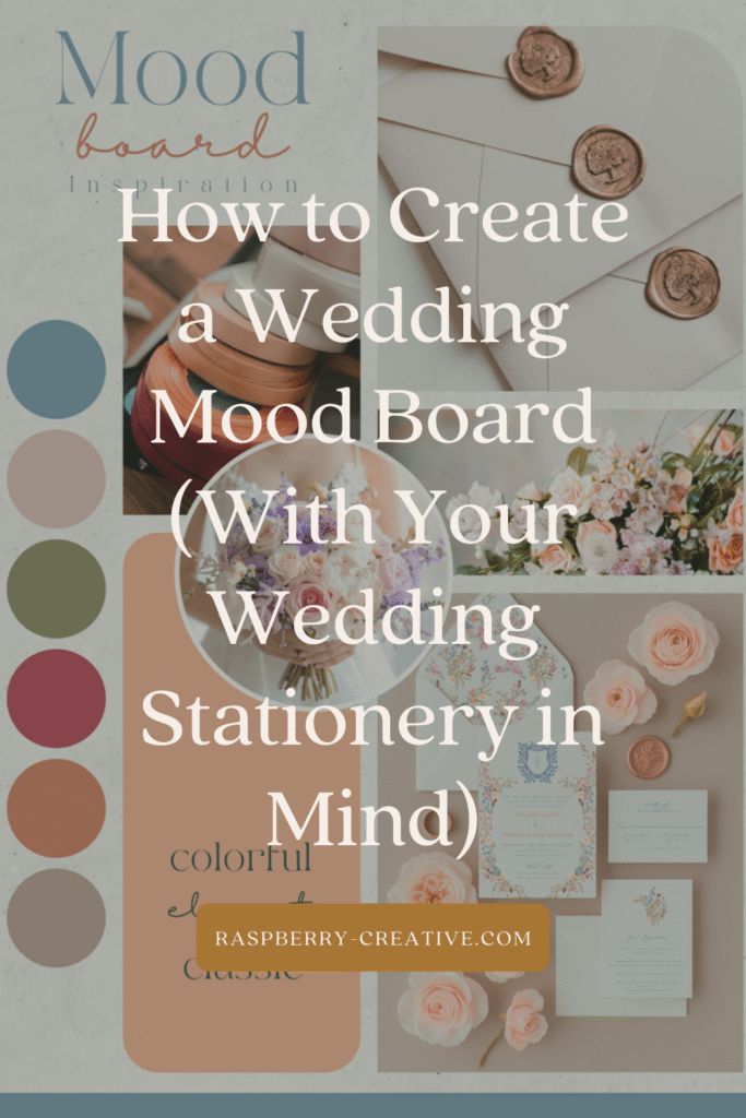 How to Create a Wedding Mood Board (With Your Wedding Stationery in Mind)