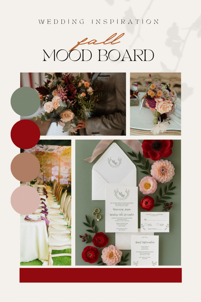 How to Create a Wedding Mood Board (With Your Wedding Stationery in Mind)