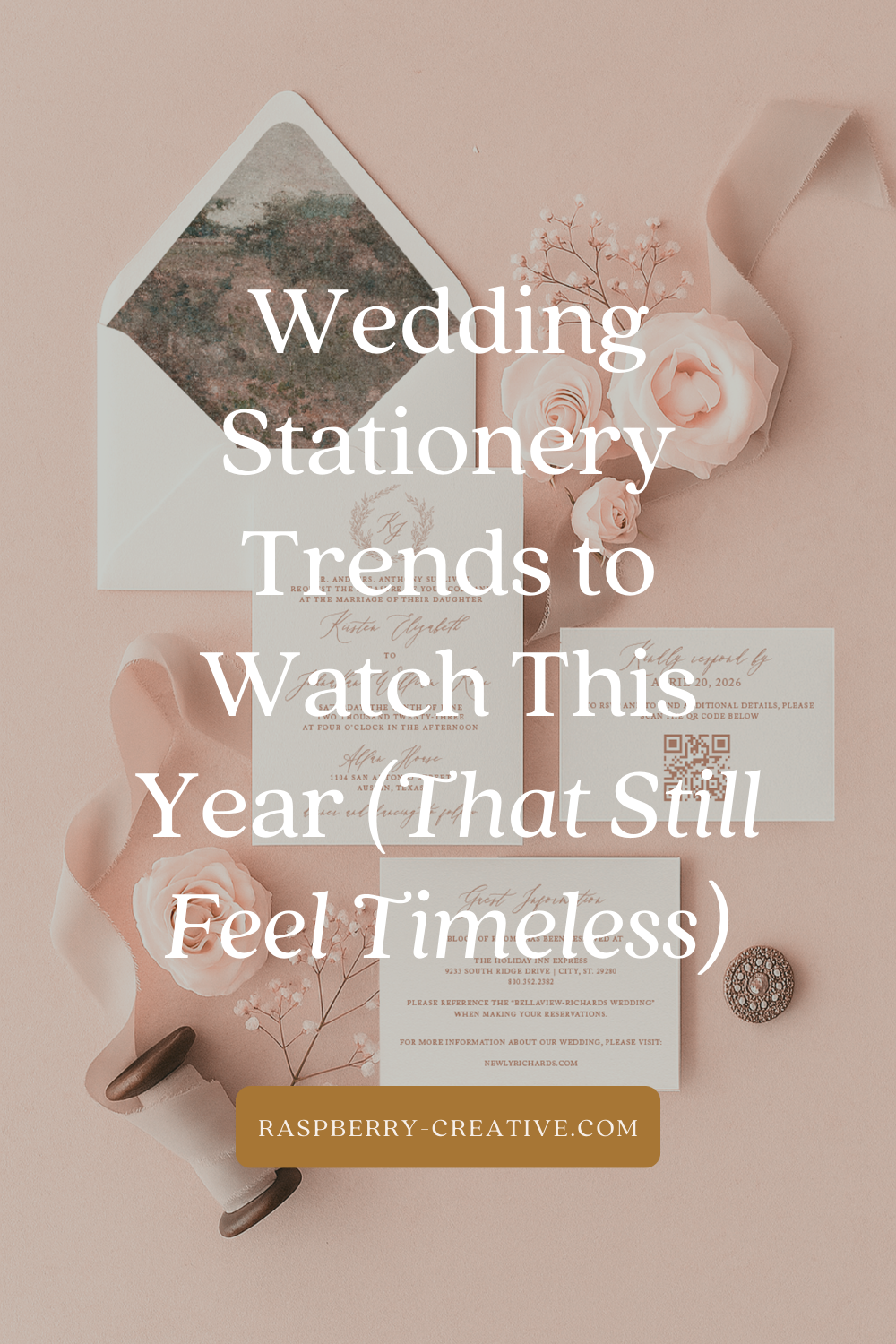 Wedding Stationery Trends to Watch This Year (That Still Feel Timeless)