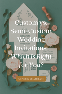 Custom vs. Semi-Custom Wedding Invitations: Which Is Right for You?