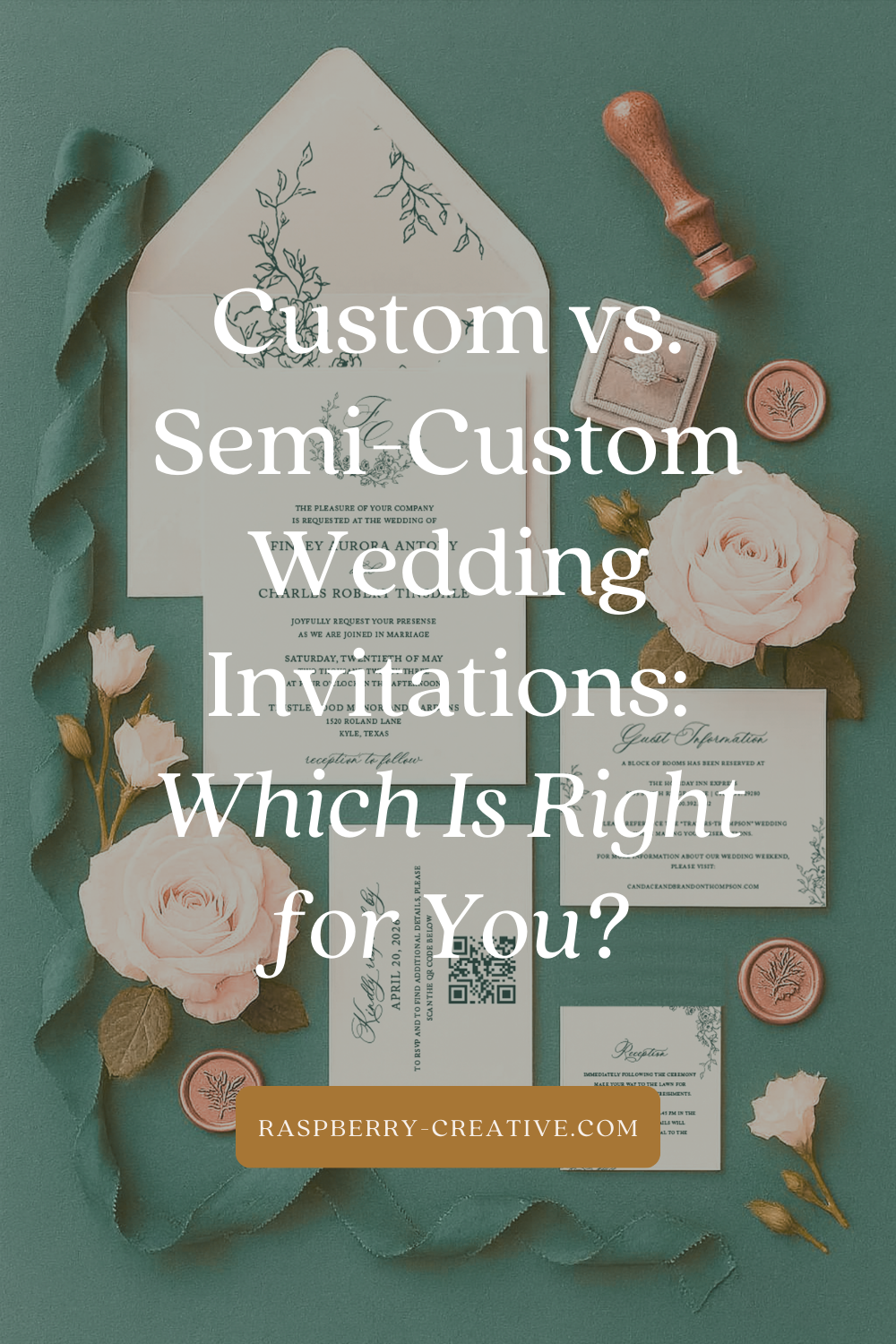 Custom vs. Semi-Custom Wedding Invitations: Which Is Right for You?