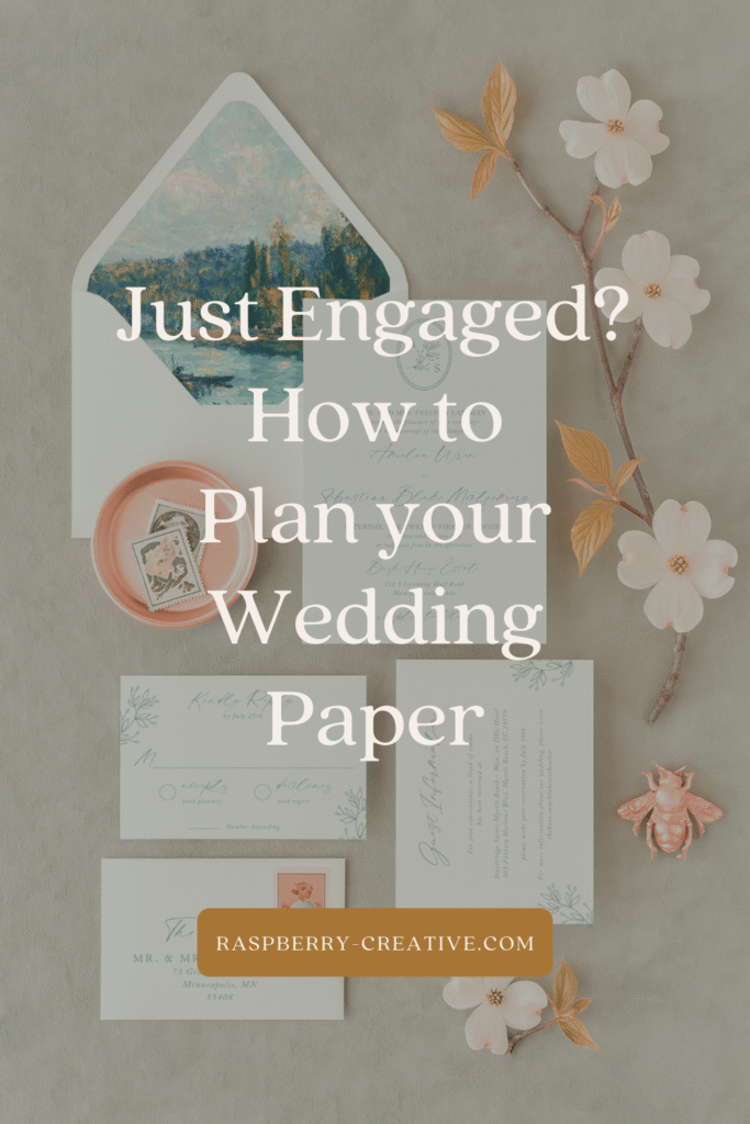 how to plan your wedding stationery