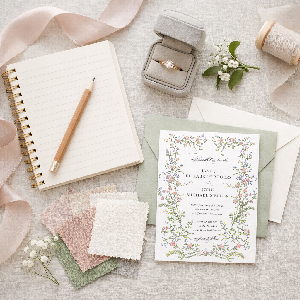 how to plan your wedding stationery