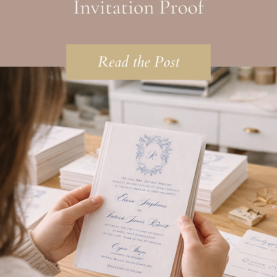7 Things to Check Before Approving Your Wedding Invitation Proof