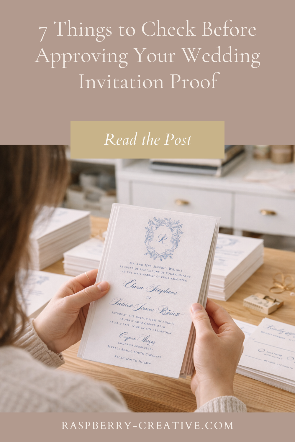 7 Things to Check Before Approving Your Wedding Invitation Proof