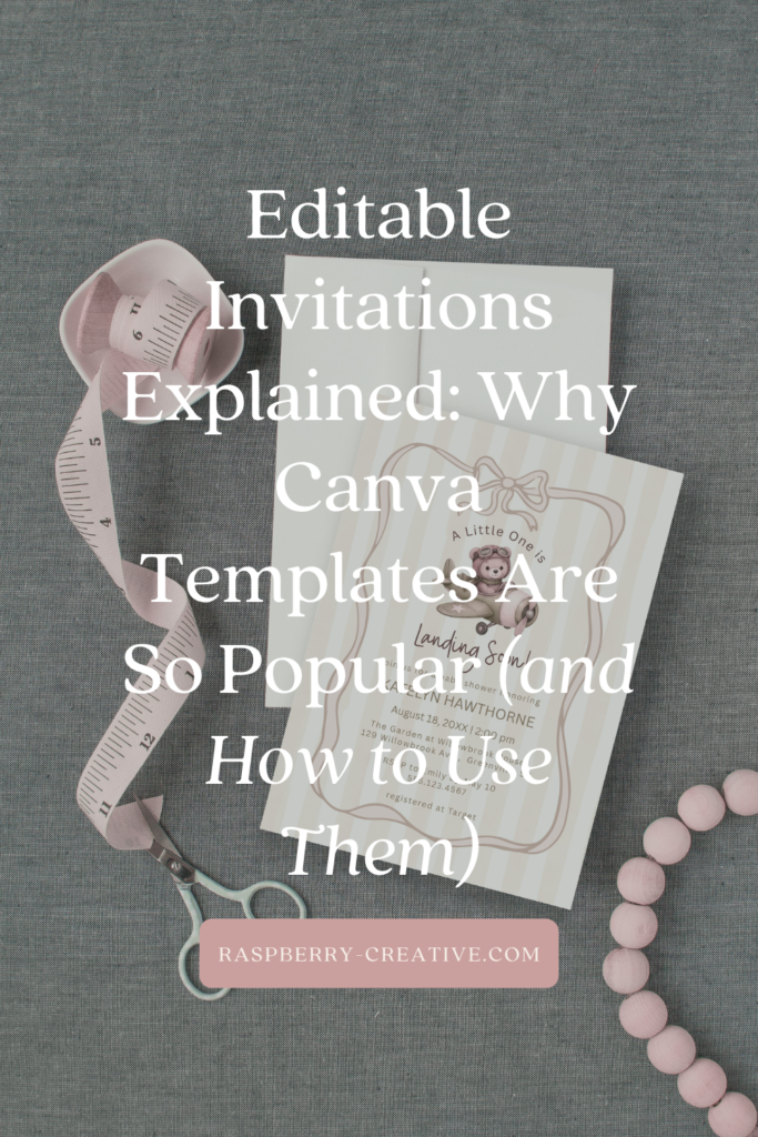 Editable Invitations Explained: Why Canva Templates Are So Popular (and How to Use Them)