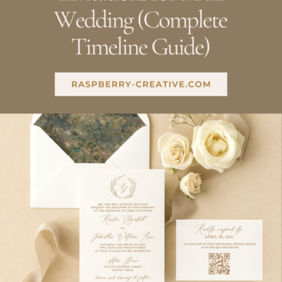 When to Order Wedding Invitations for a Fall Wedding (Complete Timeline Guide)