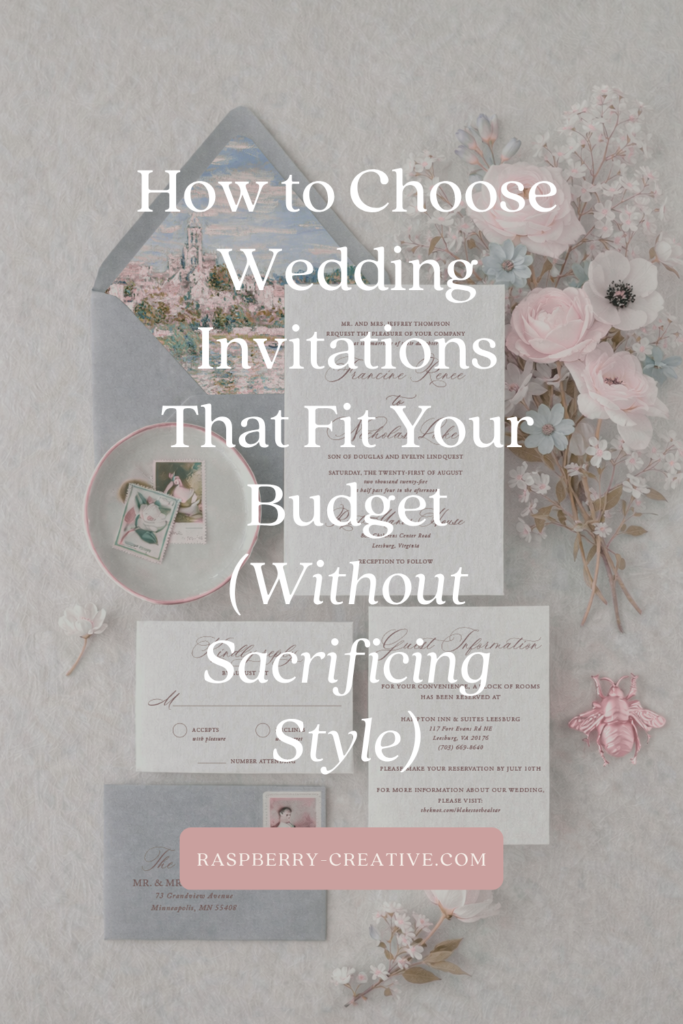 How to Choose Wedding Invitations That Fit Your Budget (Without Sacrificing Style)