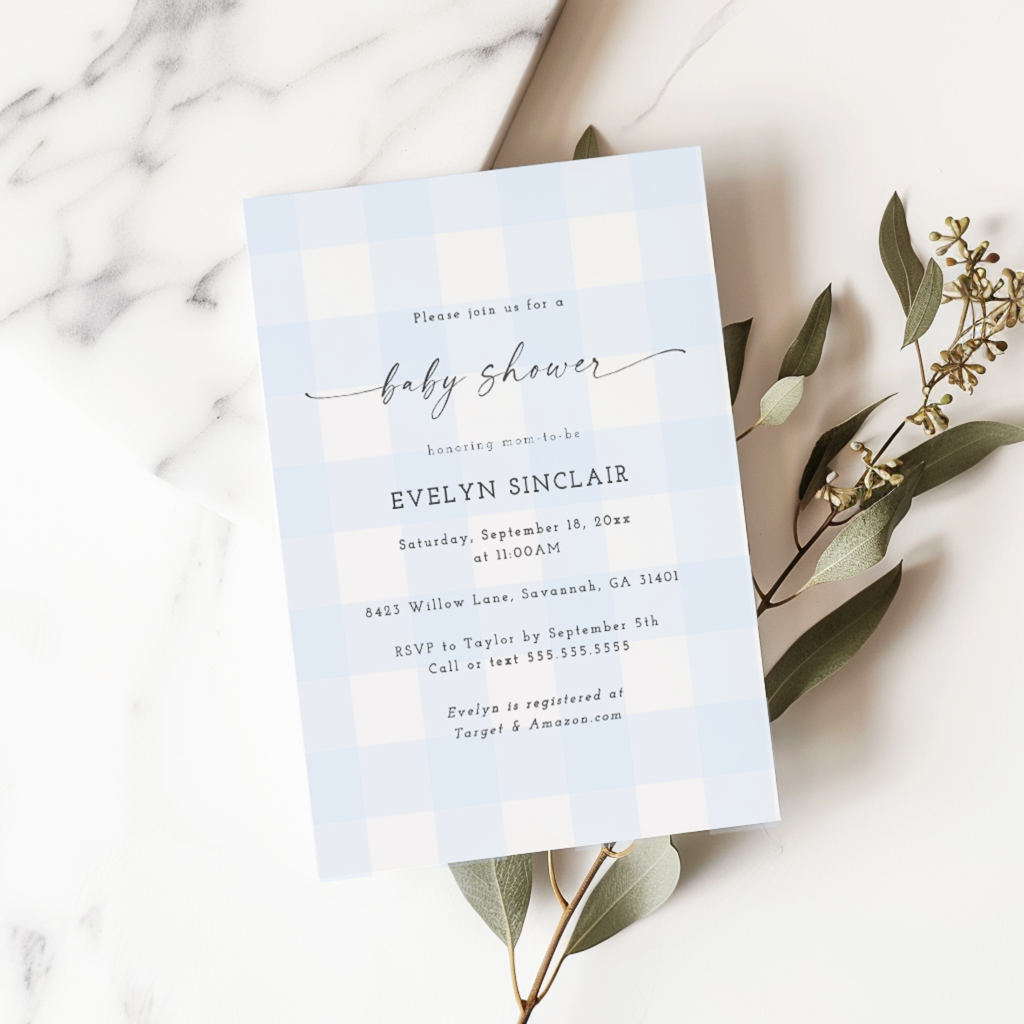 what to include on a baby shower