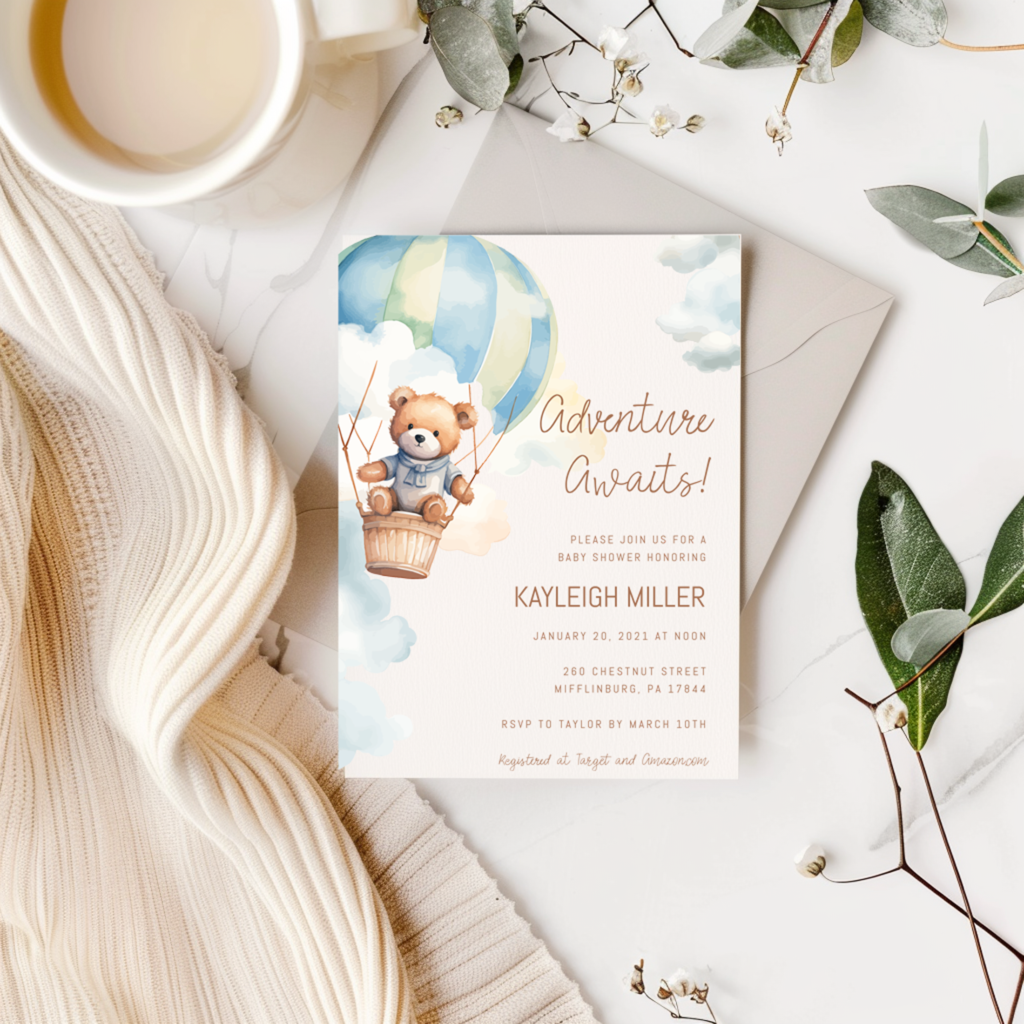 what to include on a baby shower