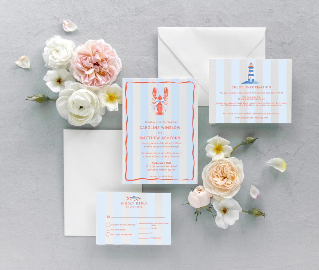 digital wedding invitation