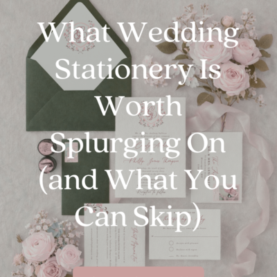 What Wedding Stationery Is Worth Splurging On (and What You Can Skip)