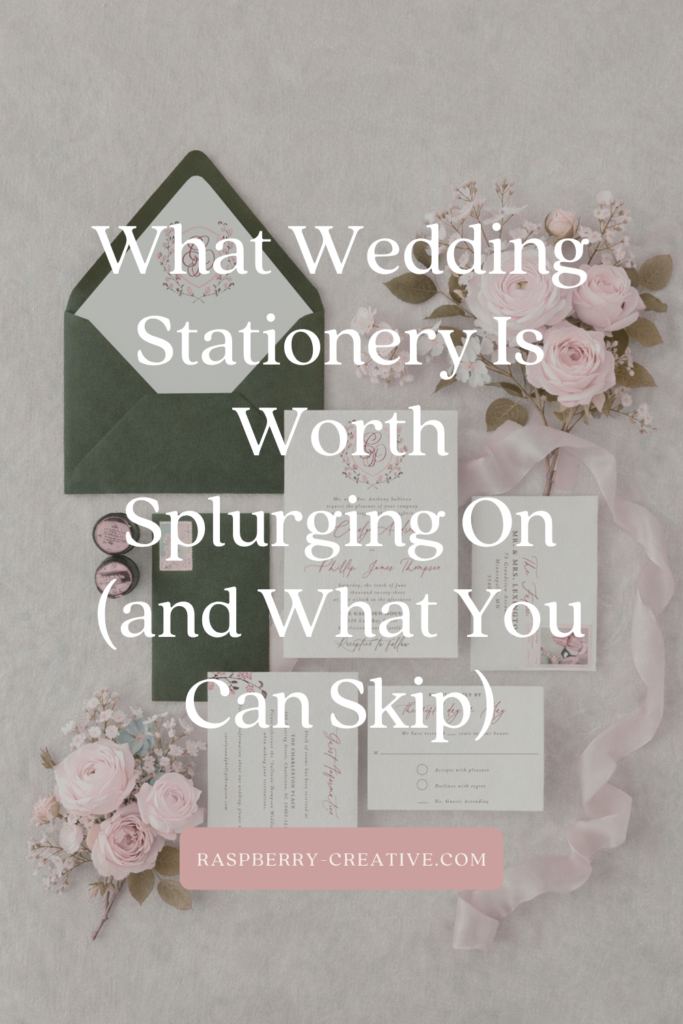 What Wedding Stationery Is Worth Splurging On (and What You Can Skip)